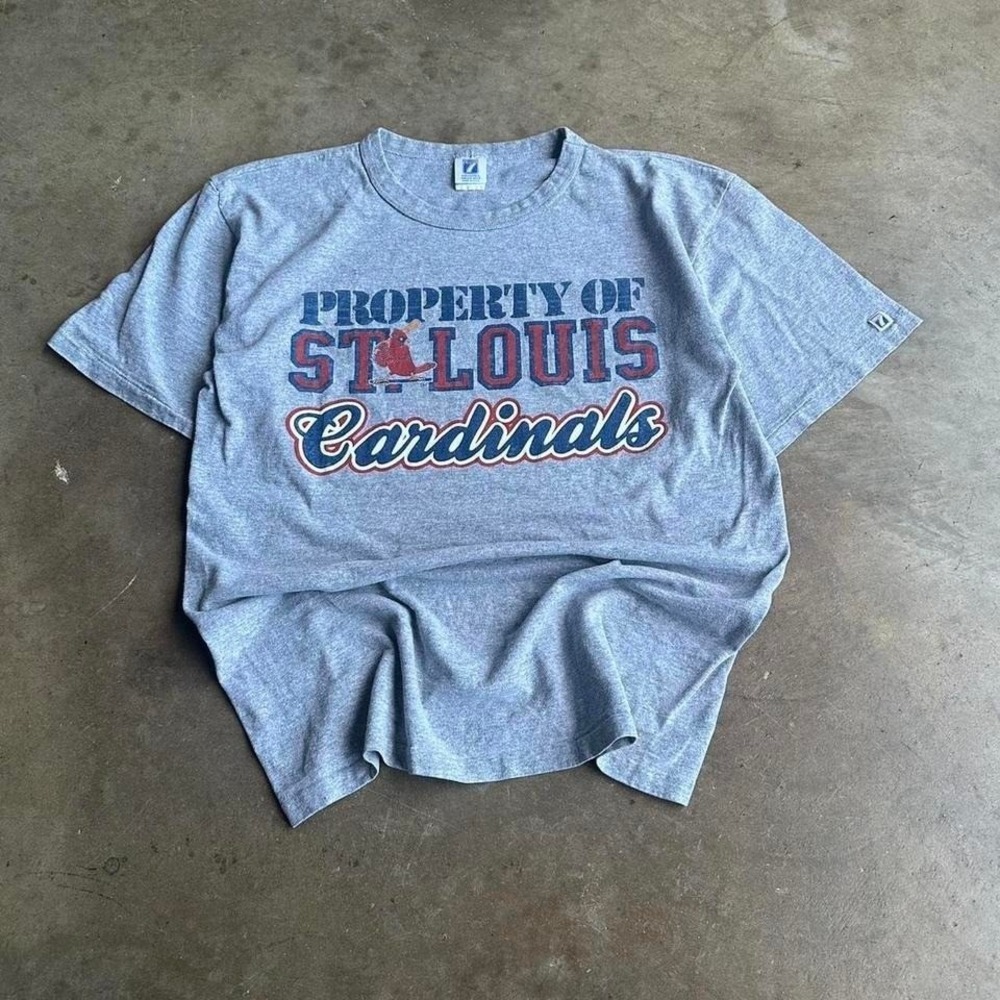 Vintage 90s logo 7 property of St. Louis cardinals tee size XL